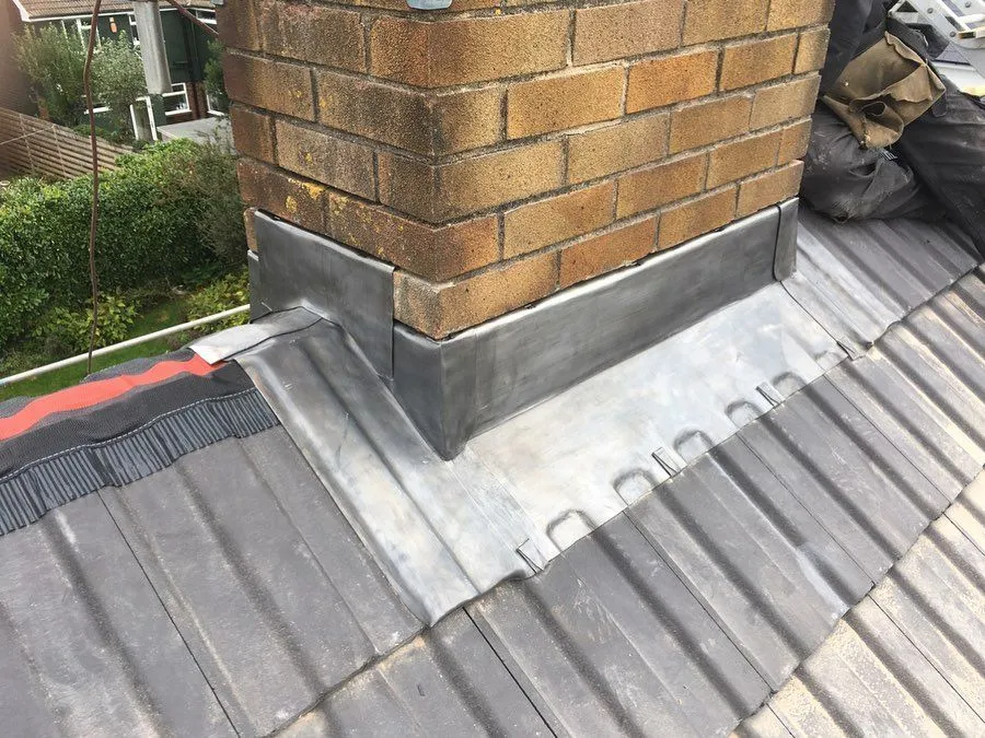 Heritage lead flashing work on a listed Derbyshire property